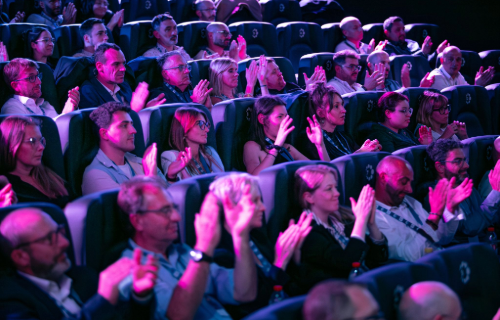 Image spectateurs conférence cinéma