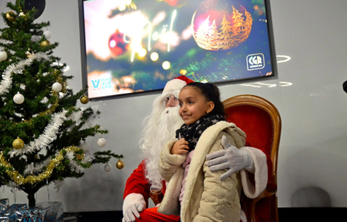 Animation enfance père noël